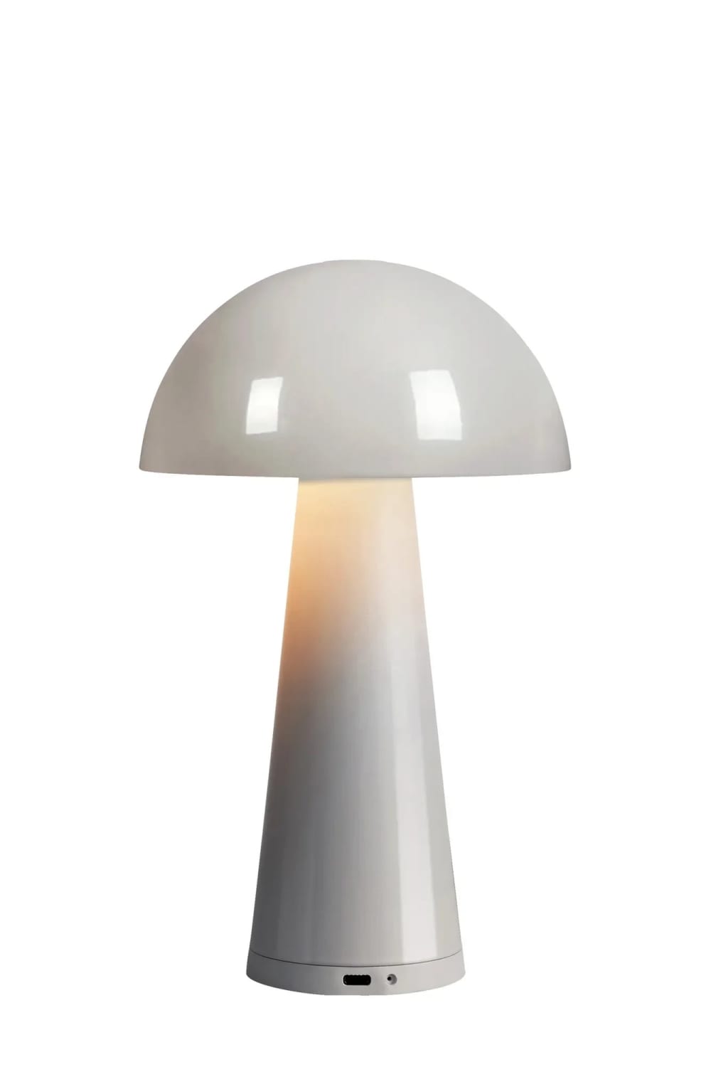Lampe de table rechargeable greige