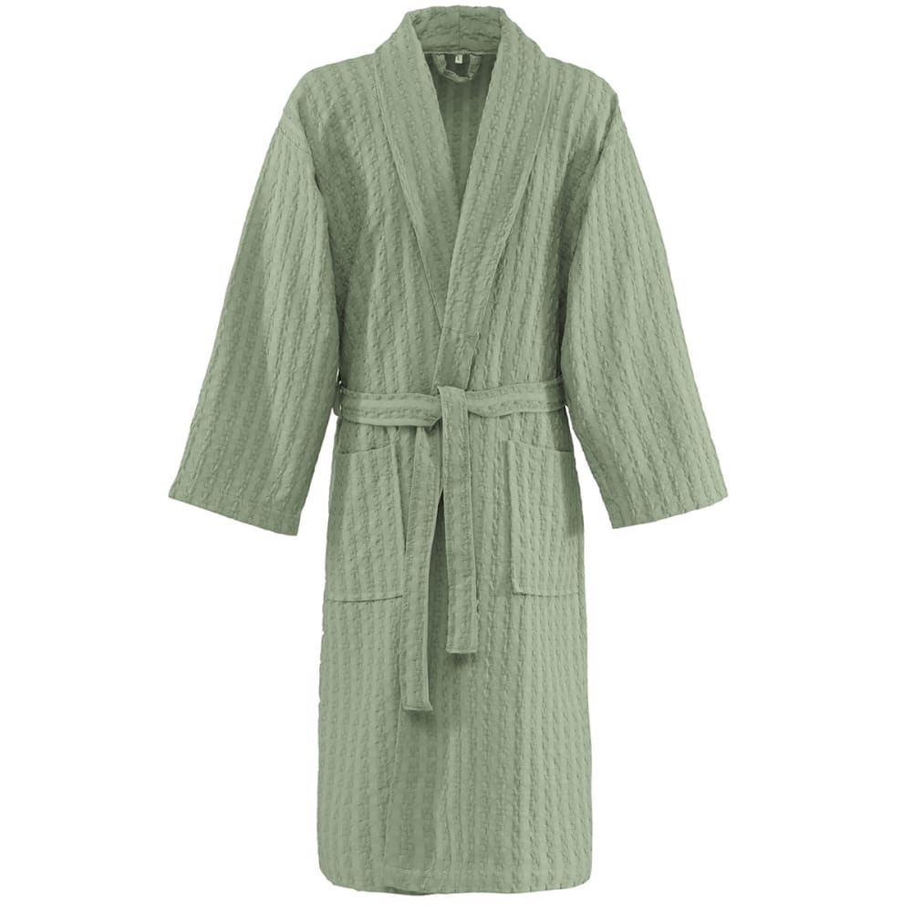 Ppeignoir mixte en coton sauge xxl
