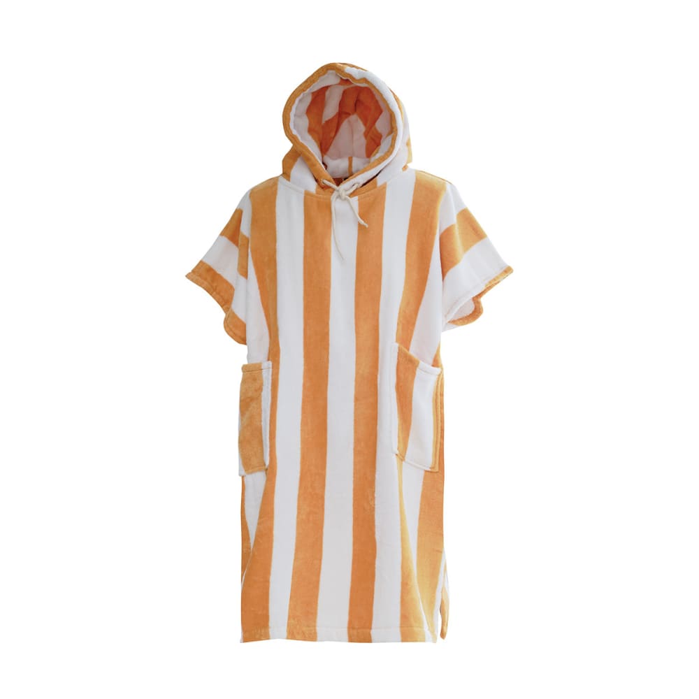 Sensei Maison Kinderponcho mit Kapuze 380 g/m² Karamell 09/14 style seaside ORANGE Öko-Tex Zertifikat BAUMWOLLE Baby