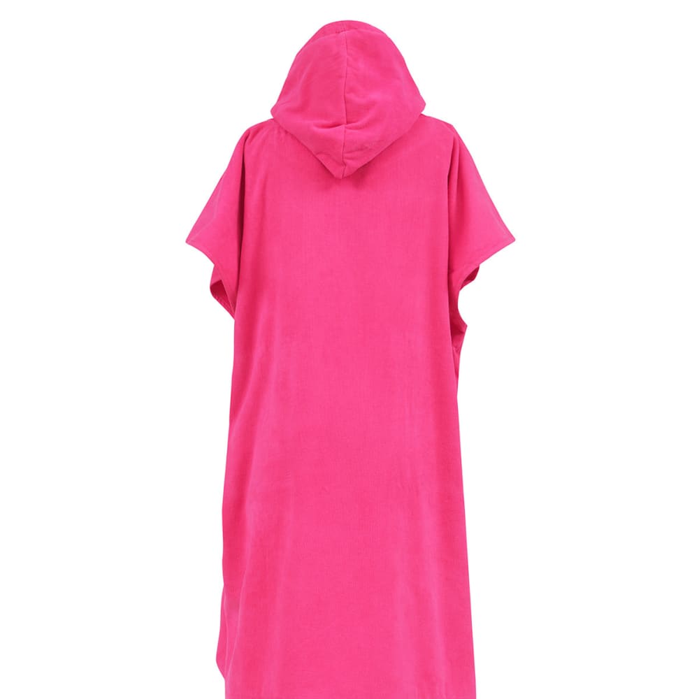 Unisex-Poncho aus 100 % Baumwolle – 380 g/m² Indische Rose L/XL -