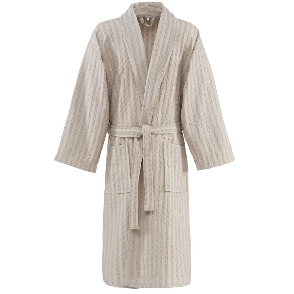 Ppeignoir mixte en coton sable s