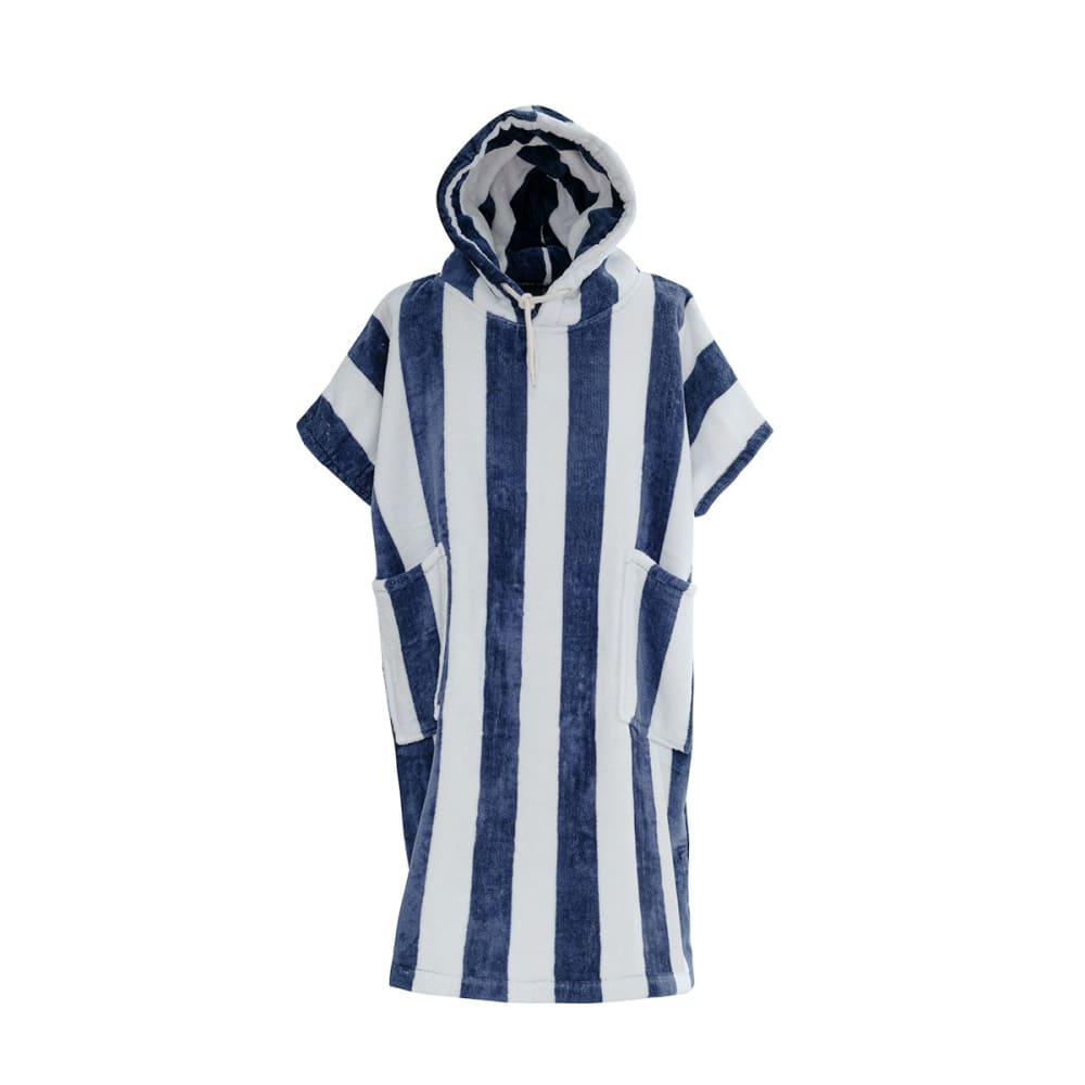 Sensei Maison Kinderponcho mit Kapuze 380 g/m² Indigo 05/08 style seaside BLAU Öko-Tex Zertifikat BAUMWOLLE Baby