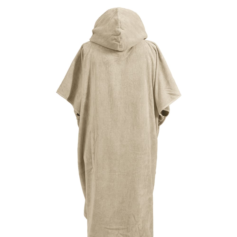 Unisex-Poncho aus 100 % Baumwolle – 380 g/m² Sand M - Maisons Du