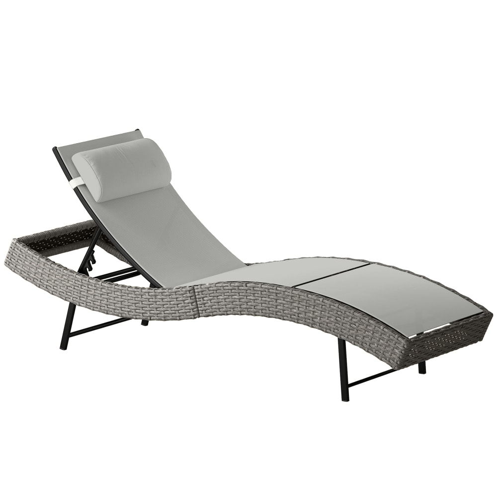 chaise longue dossier