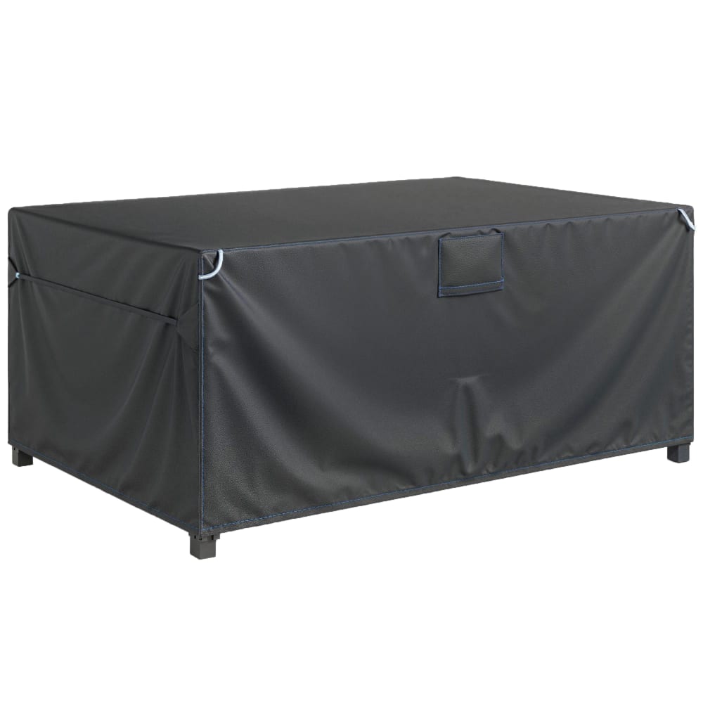 Housse salon de jardin imperméable avec évent tissu oxford 420d noir