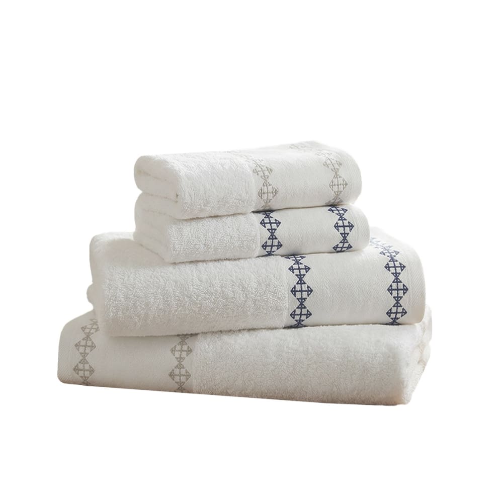 Eensemble de bain 4 pièces blanc