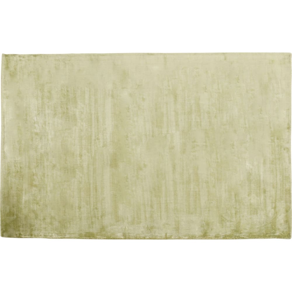 Tapis en viscose verte