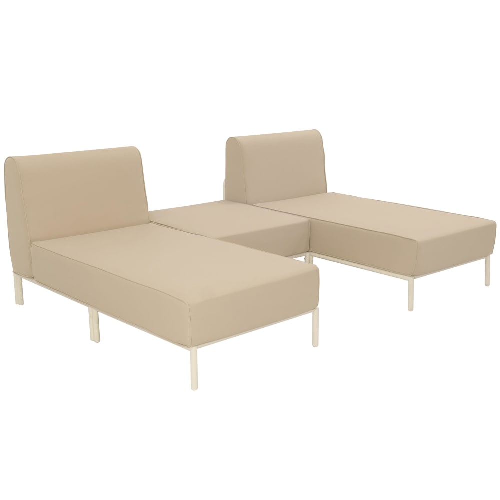 Salon de jardin bas modulable