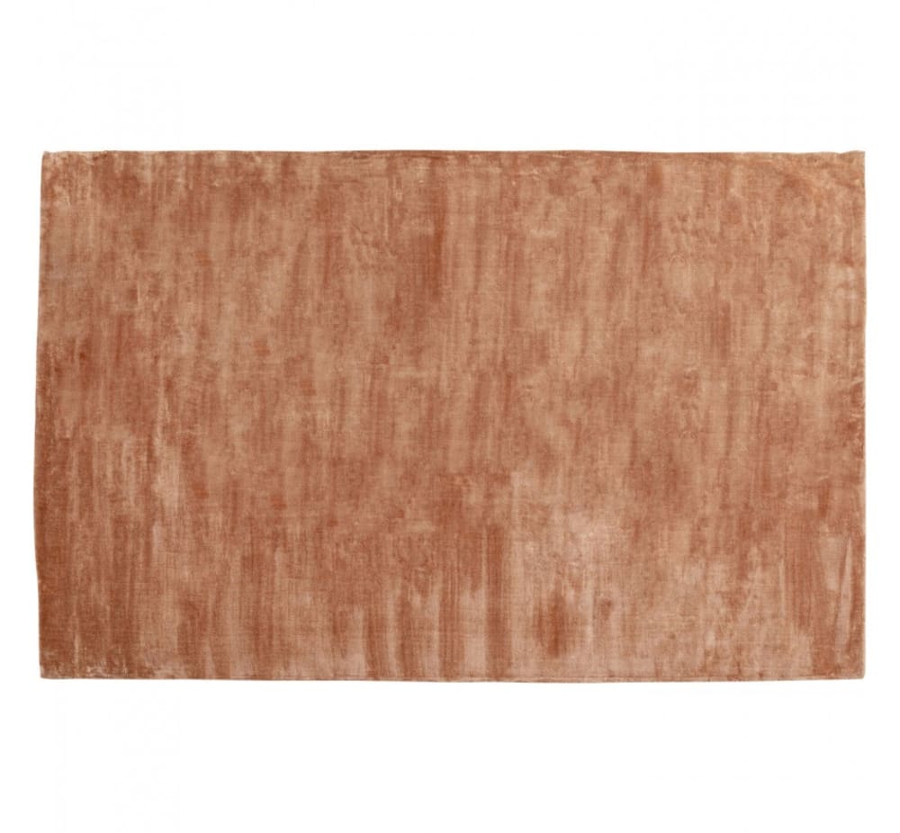 tapis en viscose marron - 300x200