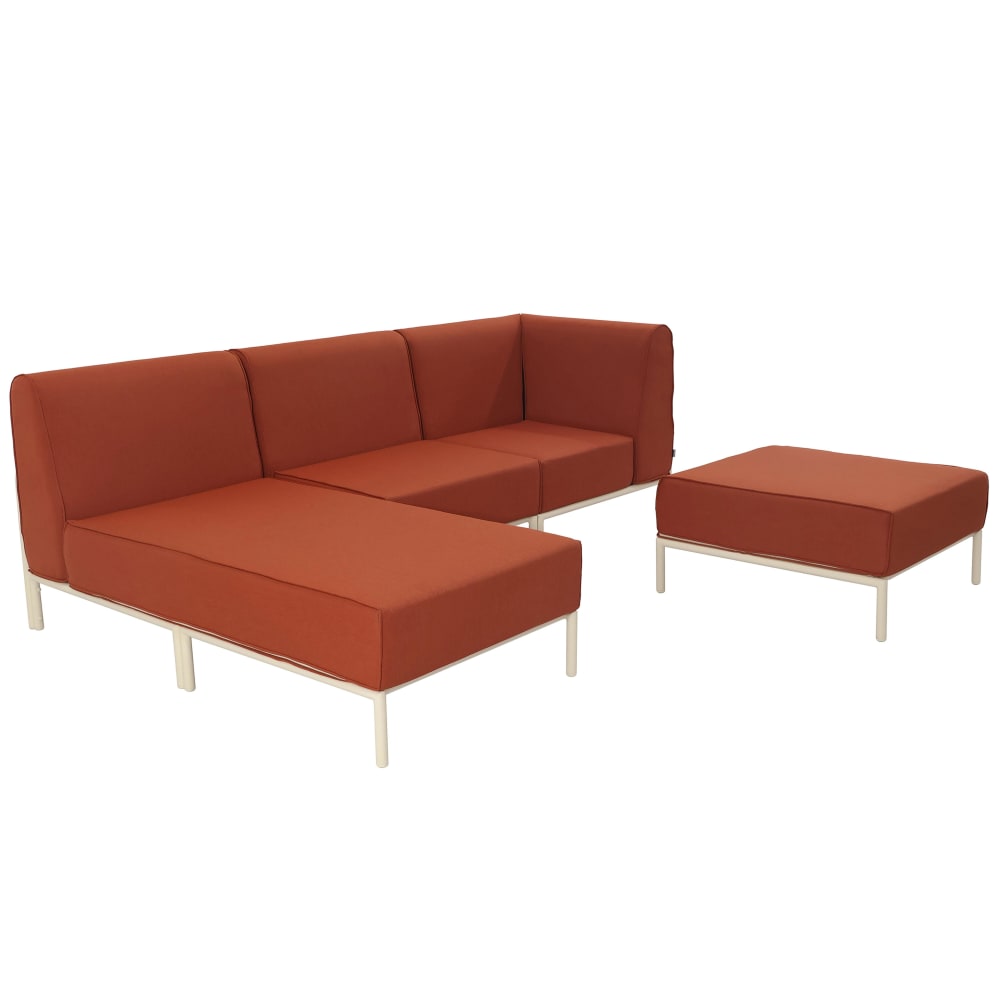 Salon de jardin bas modulable