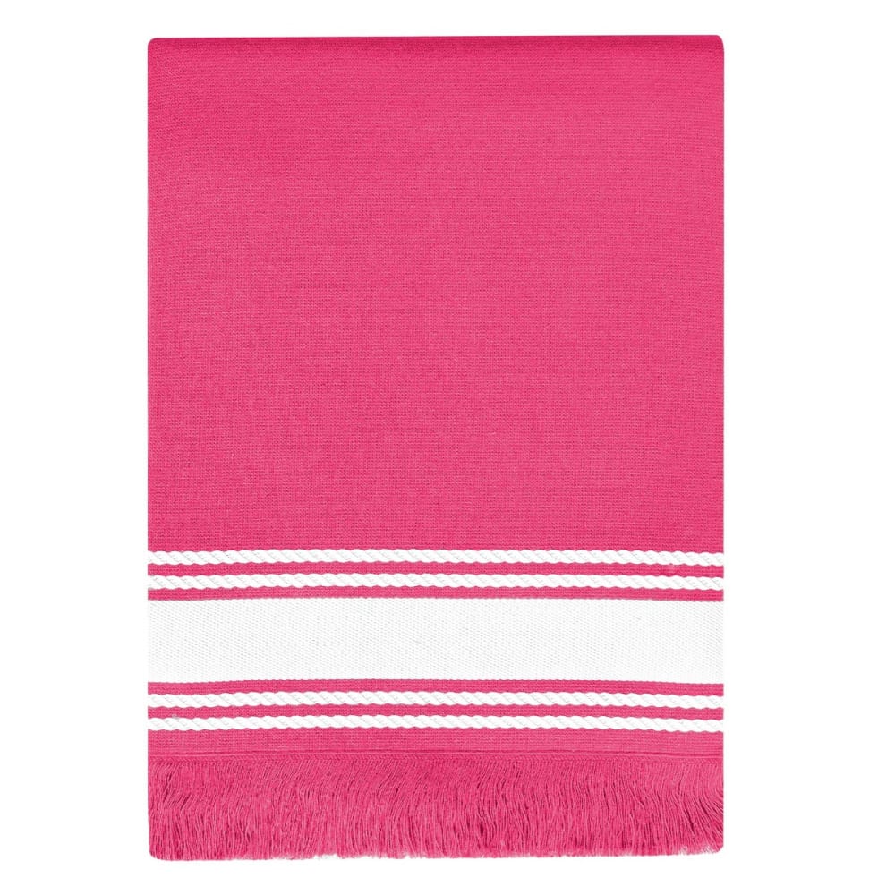 Strandtuch aus Baumwolle – Fouta-Stil Indische Rose 100x180 cm -