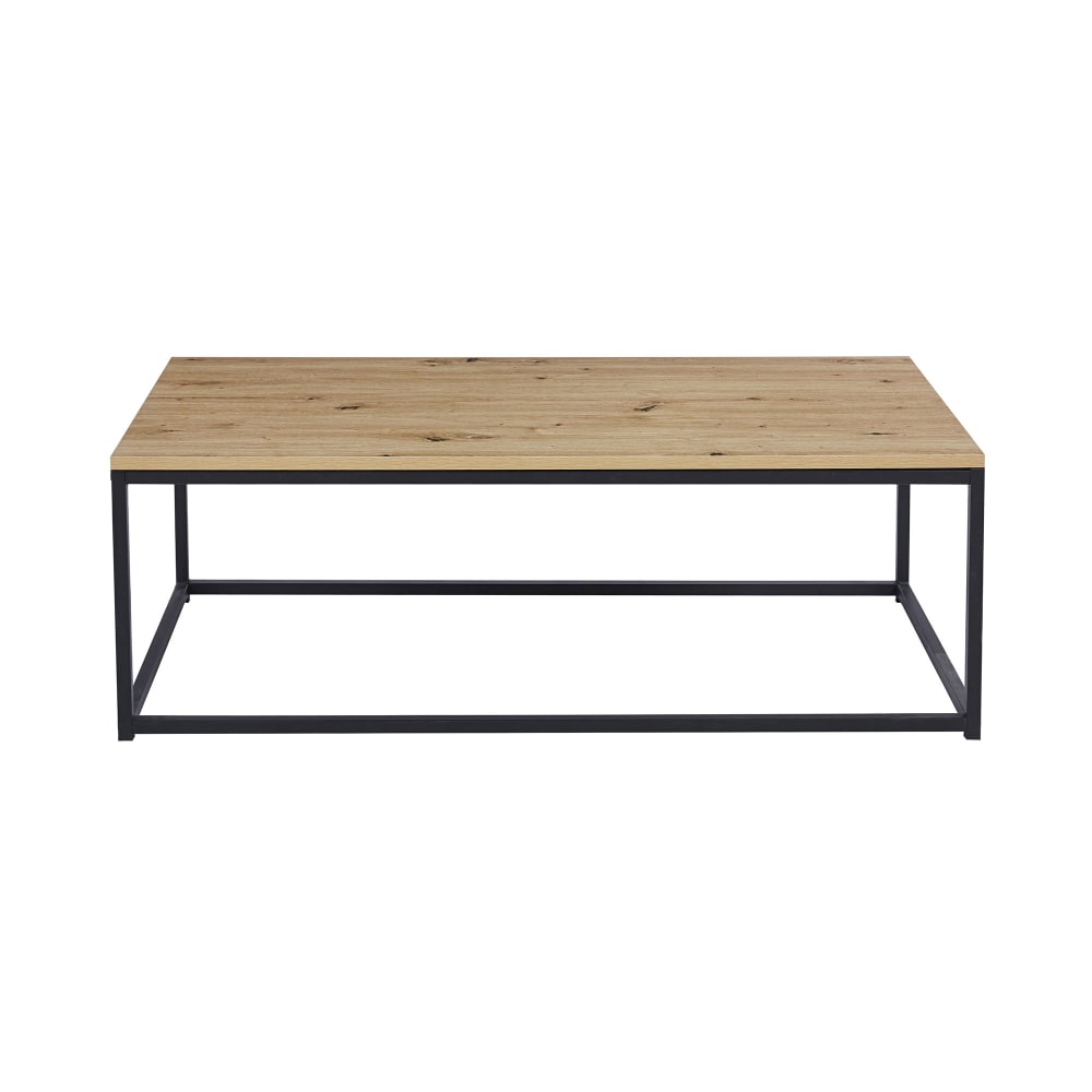 Table basse 120x60x40 cm décor chêne - DALLIZ