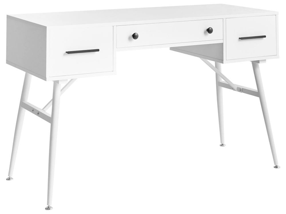 Table de bureau 120 cm 50 cm blanc Table de bureau 120 cm 50 cm blanc