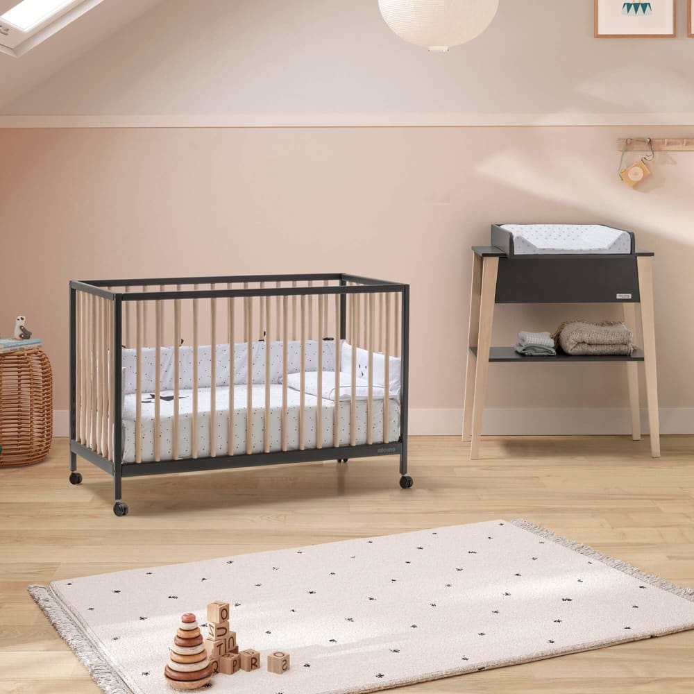Lit Mountain 120x60 Anthracite/Bois (Micuna) - Image 2