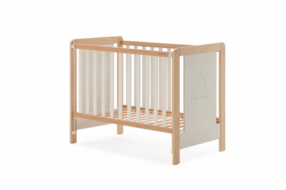 Micuna - Lit Luciana 120x60 Blanc/Bois