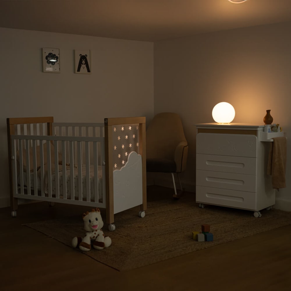 Lit Dolce Magic 120x60 Blanc/Bois (Micuna) - Image 2