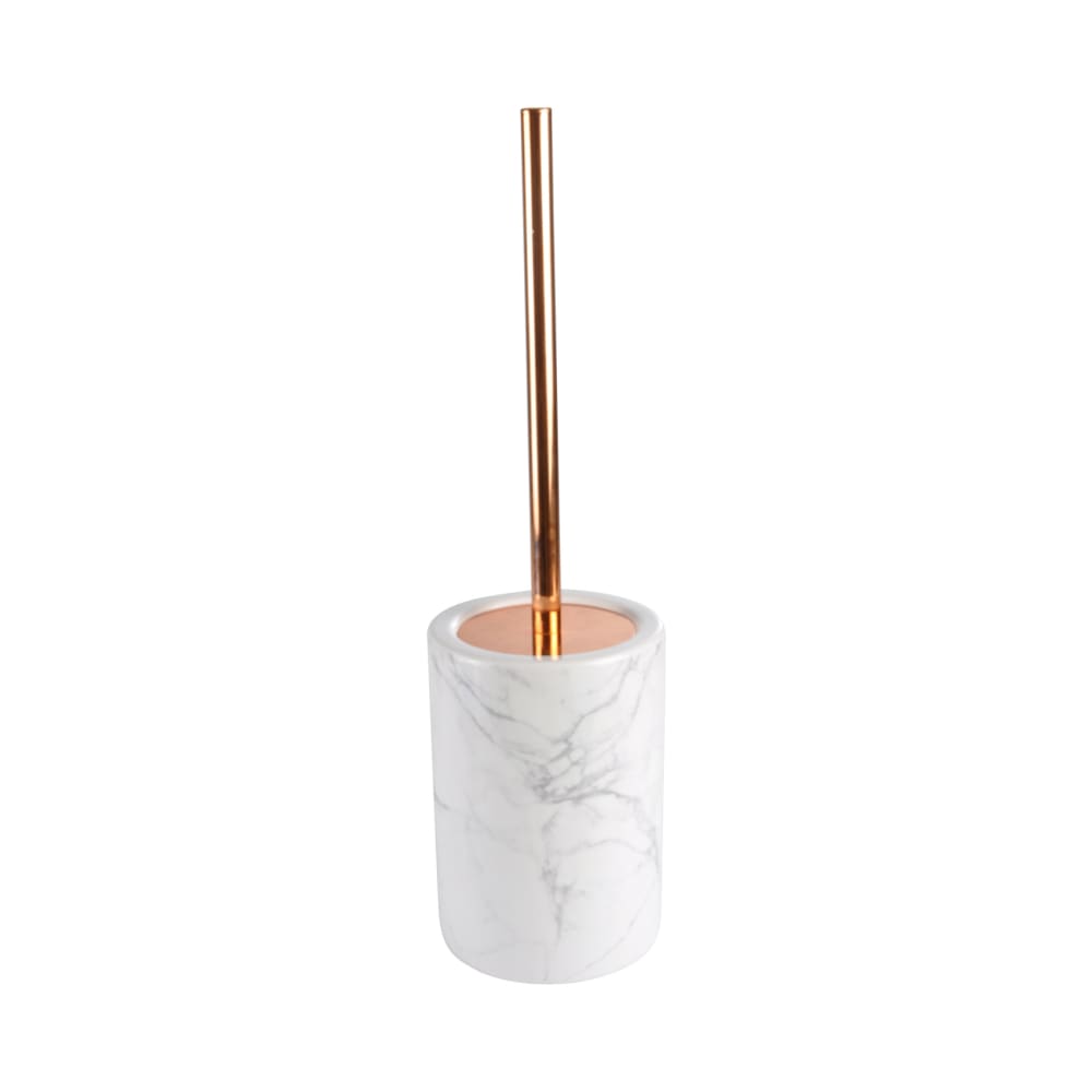 Brosse wc - effet marbre plastique gris 12x54 cm — Beyit