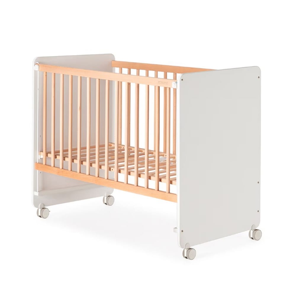 Micuna - Lit Lupita 120x60 Blanc/Bois simple