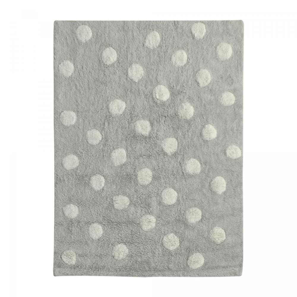 Tapis enfant 120x160 Coton gris