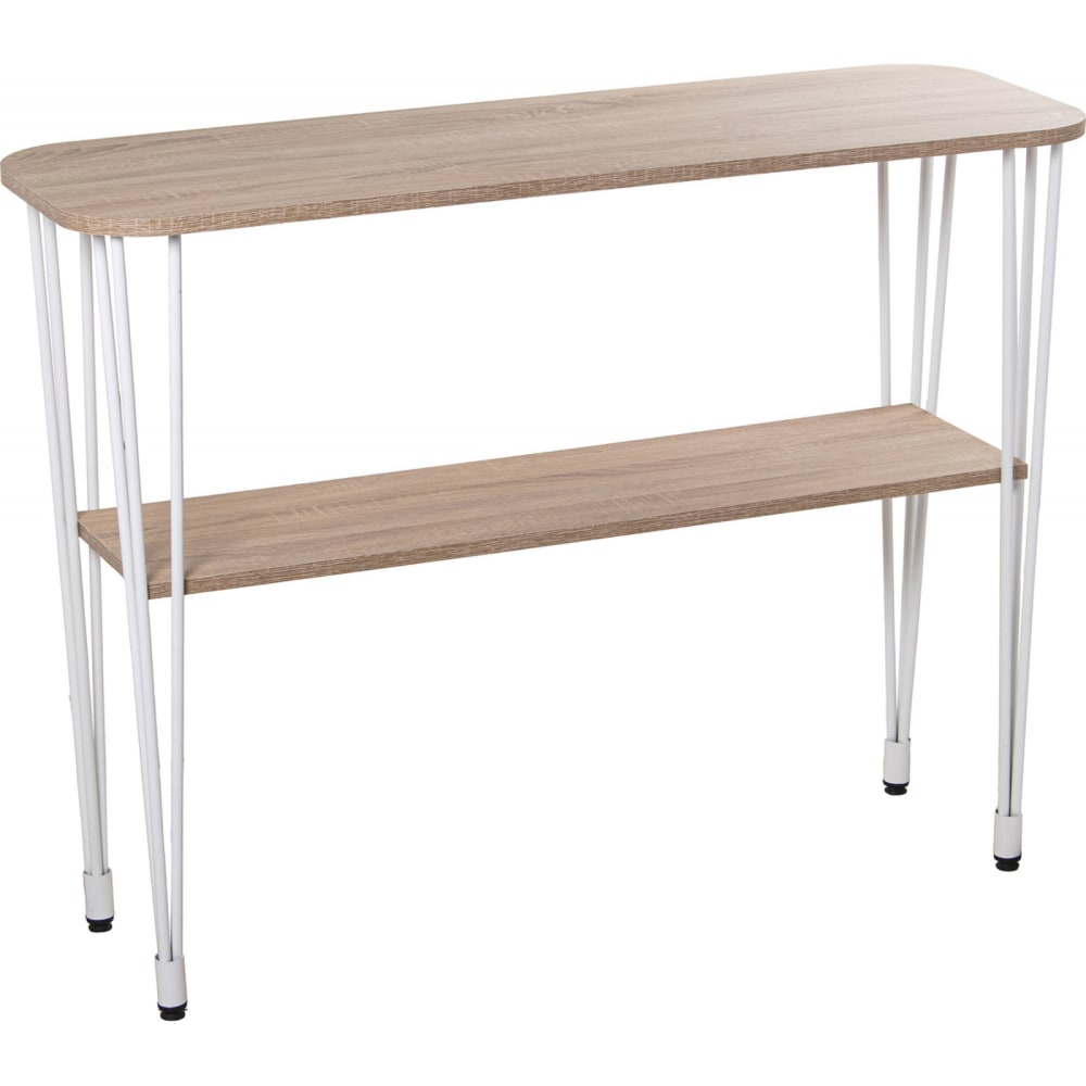 Console en bois et métal 120x40 cm
