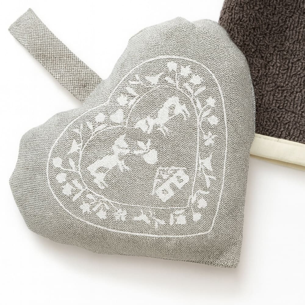 Coussin déco coton à motifs 12x12 cm — vue 3