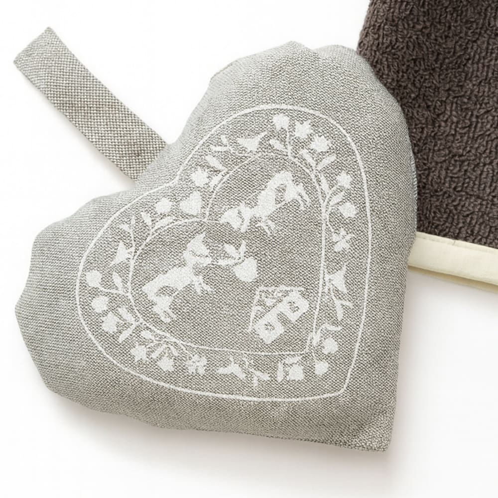 Coussin déco coton à motifs 12x12 cm — vue 4