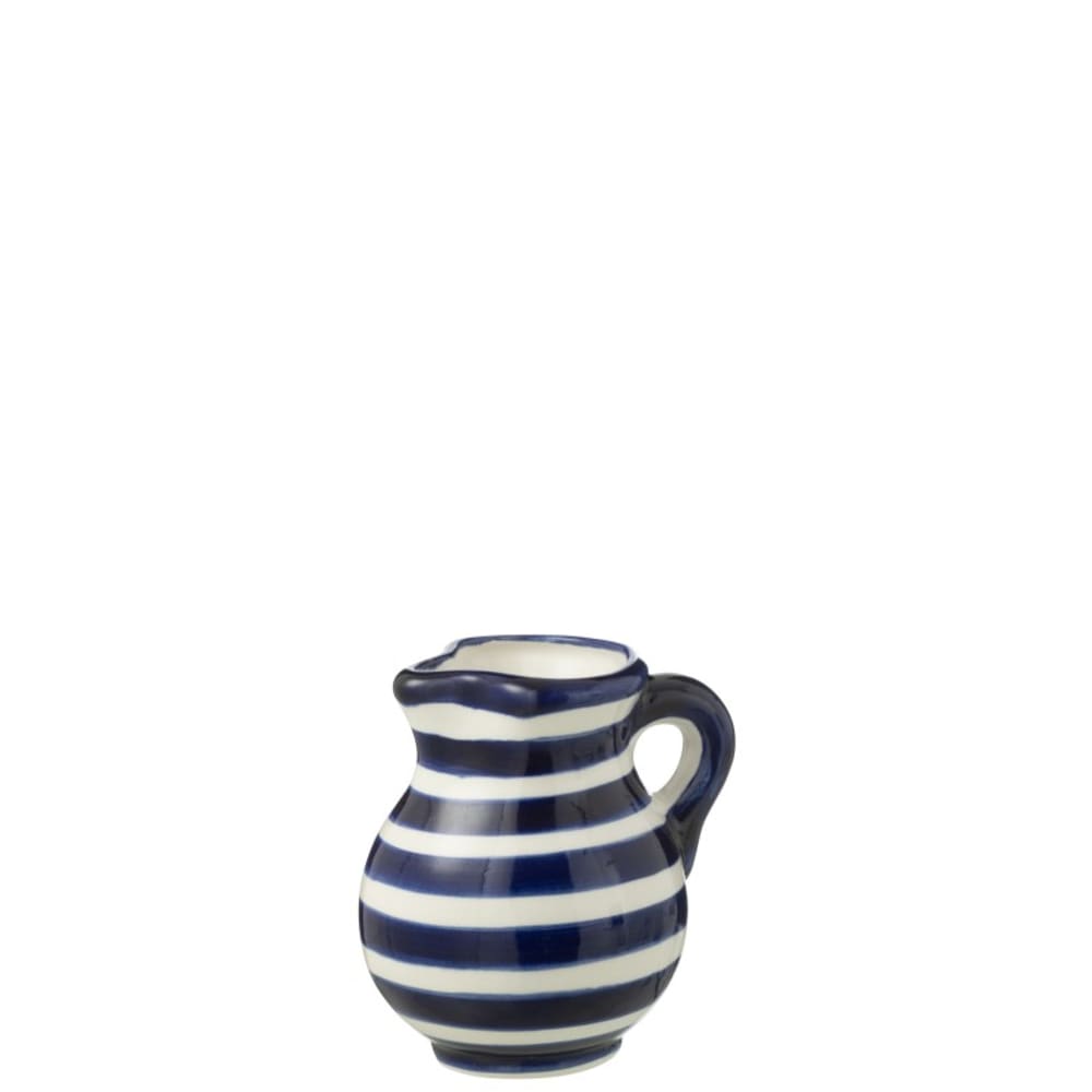 Pot à lait en céramique bleu marine 12x12x13 cm - Maisons du Monde