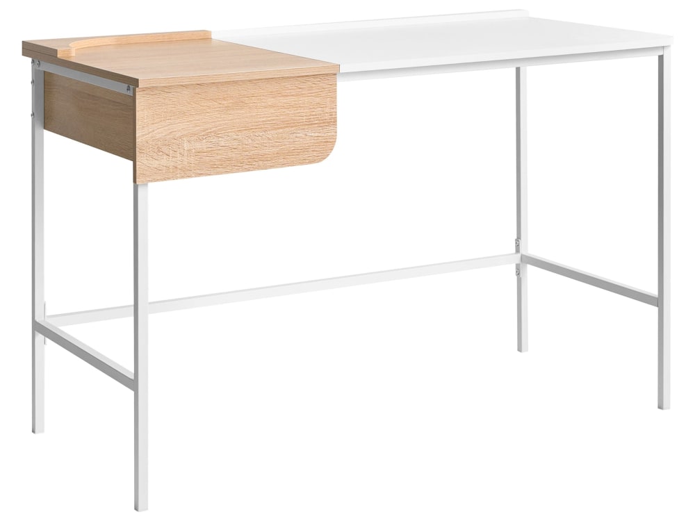 Table de bureau 120 cm 60 cm blanc