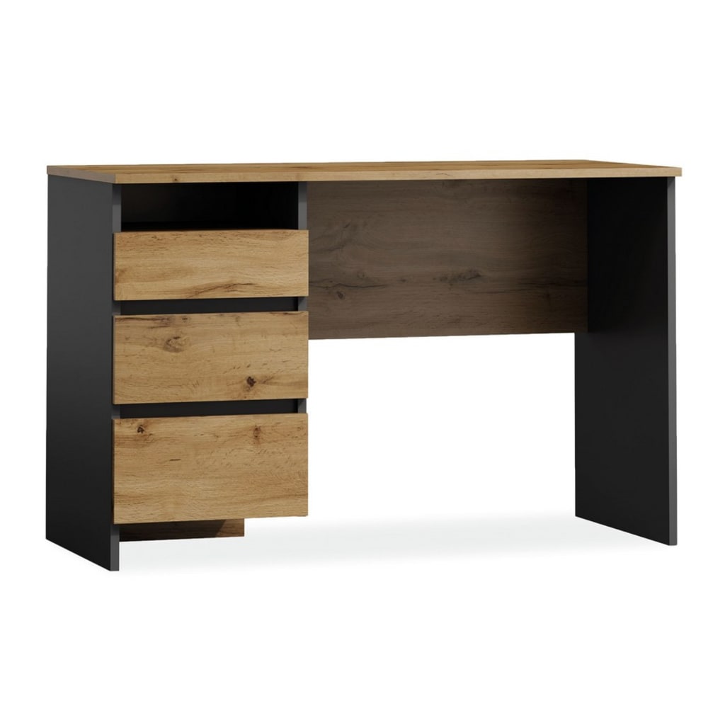 Bureau chêne et anthracite