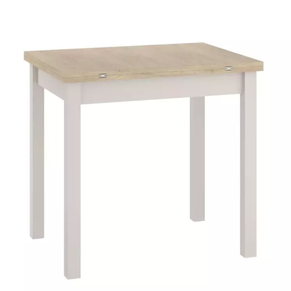 Table extensible  bois et cachemire 60 x 80 / 120cm