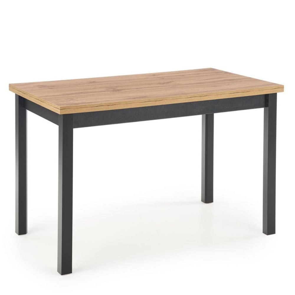 MSO Rechteckiger Esstisch im Industriestil, 120 x 68 cm style industrial Braun Holz