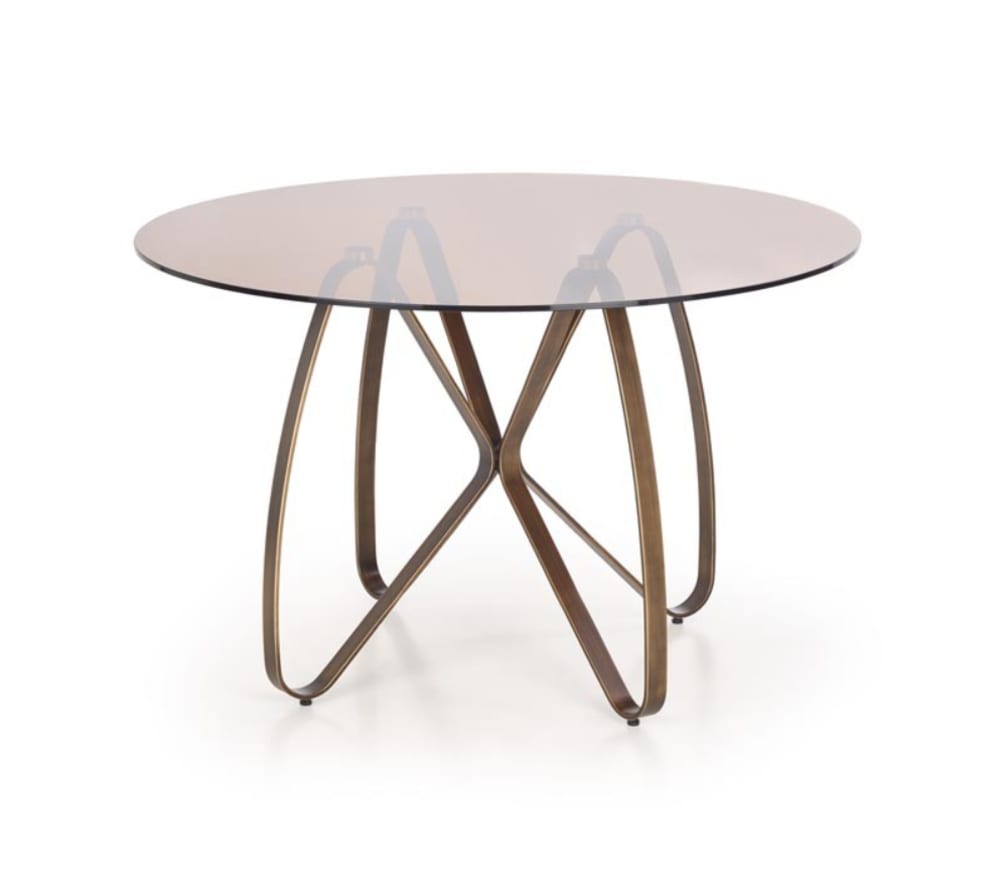 table design ronde bronze