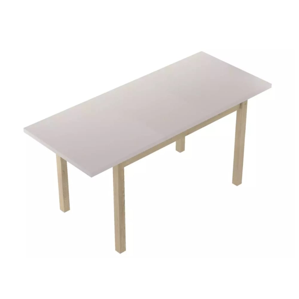 Table à manger extensible  cachemire & bois 90/125cm