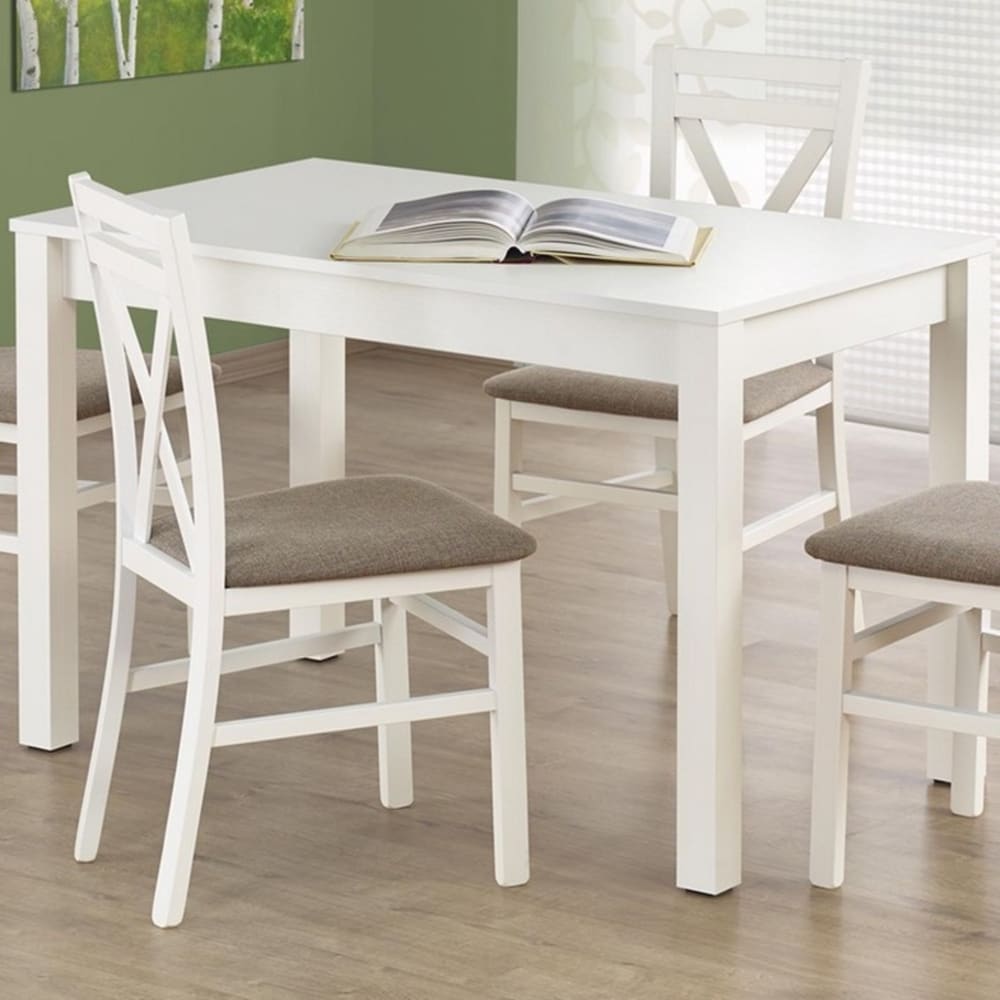 Weißer Tisch, 120 cm - Maisons Du Monde