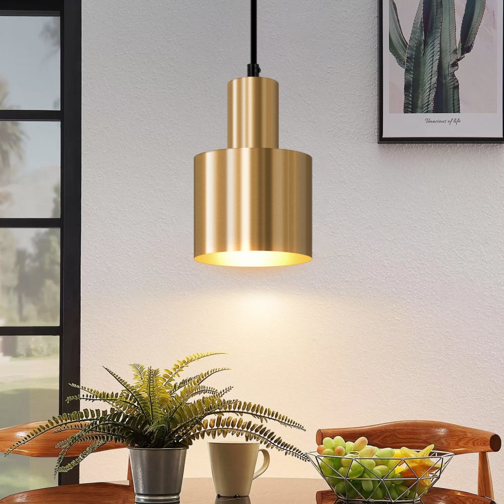 Estes - suspension en métal, coloris doré, l 12 cm, e27, max. 40 w — vue 3