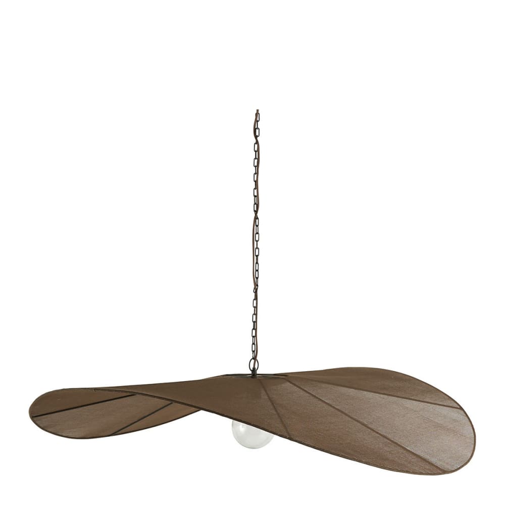 Suspension en tissage brun - ø 120 cm — vue 4