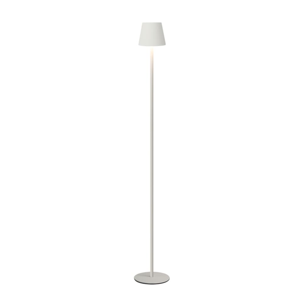 Adams - lampadaire led en métal, coloris blanc, l 125 cm, max. 2 w