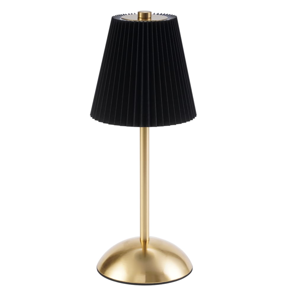 Apolda - lampe de table led en métal, coloris noir, l 12 cm, max. 2 w