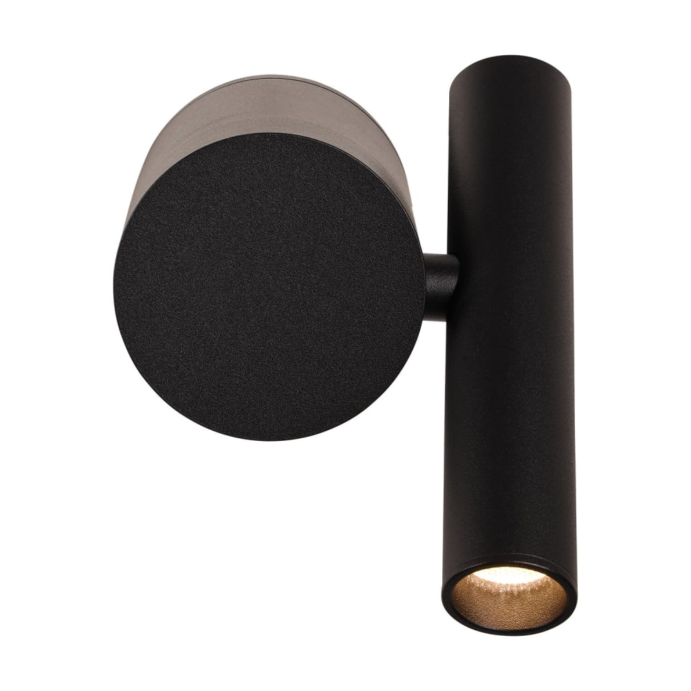 Applique murale en métal noir, led intégrée, hauteur 12 cm — vue 3