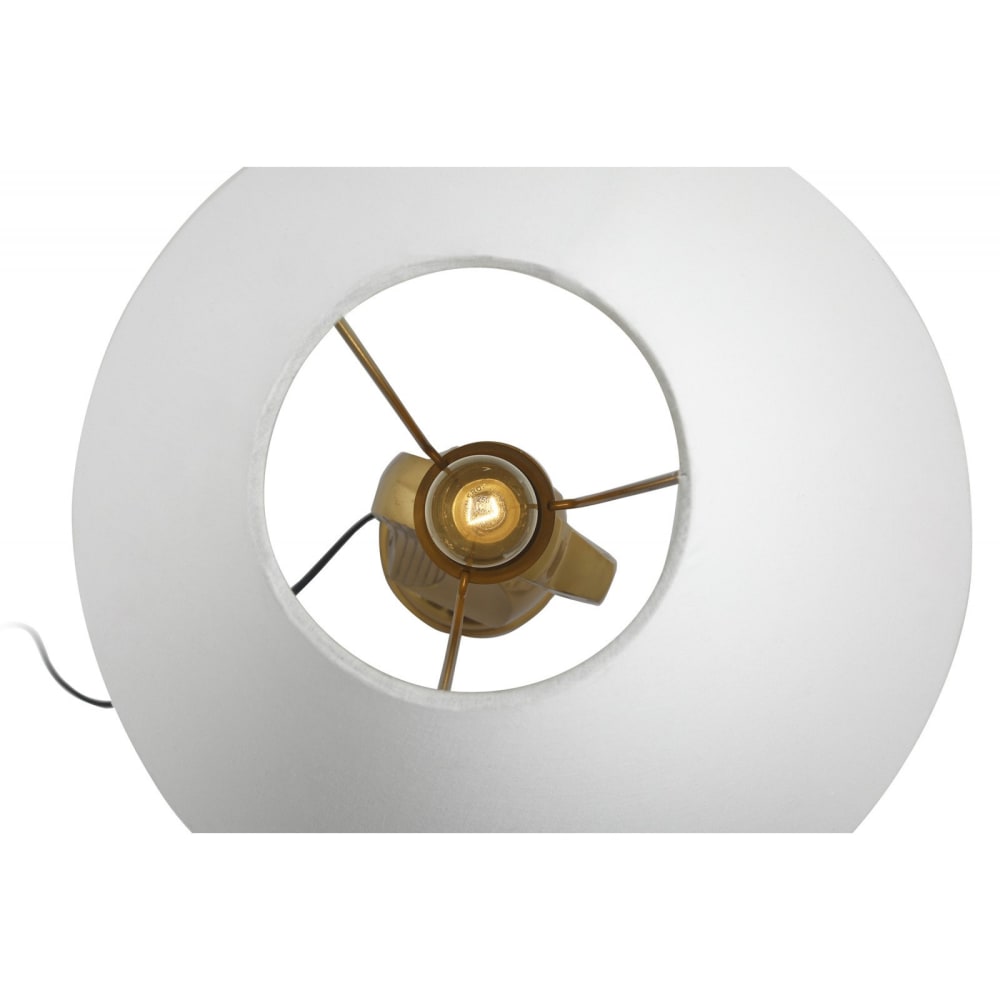 Lampe de table laiton et aluminium bishop — vue 4