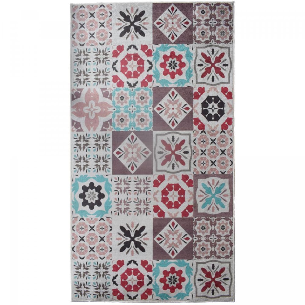 Tapis de cuisine 120x170 rouge, bleu, multicolore