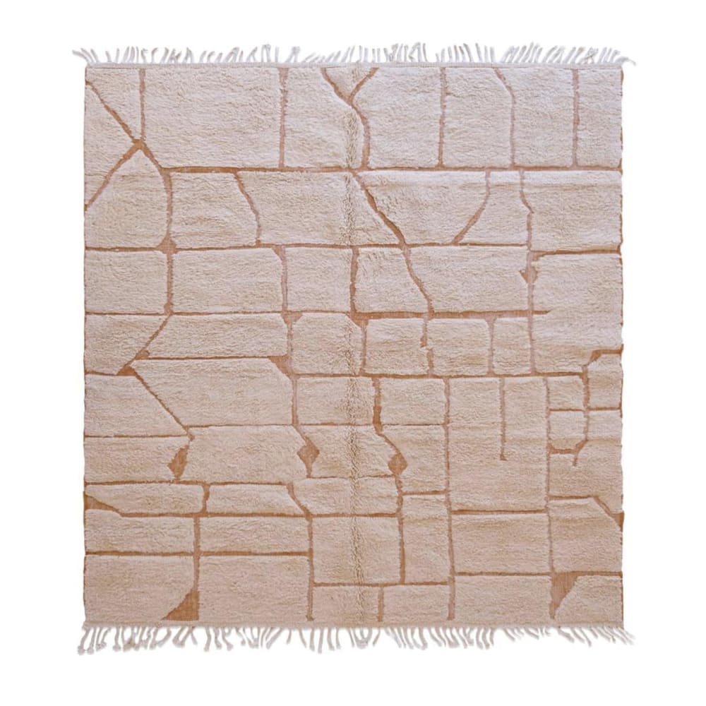 Tapis berbère contemporain - laine