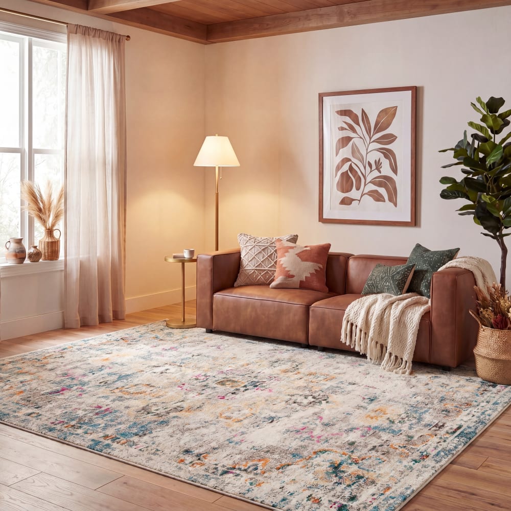 Safavieh Übergangsphase Polypropylen-Teppich in Grau/Gold, 66 x 122 cm style vintage Gold Pp - Polypropylen