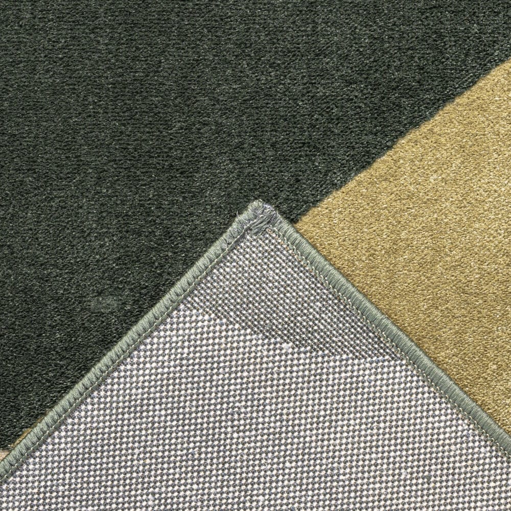 Tapis en polyester recyclé vert 160 x 230 cm — vue 3