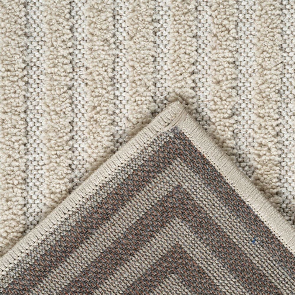 Tapis en polyester recyclé beige 200 x 290 cm — vue 3