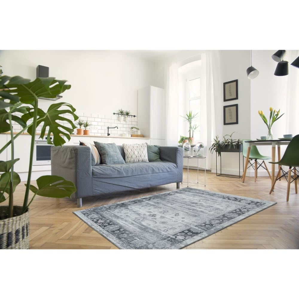 Tapis rectangulaire tissé, saphira — vue 3
