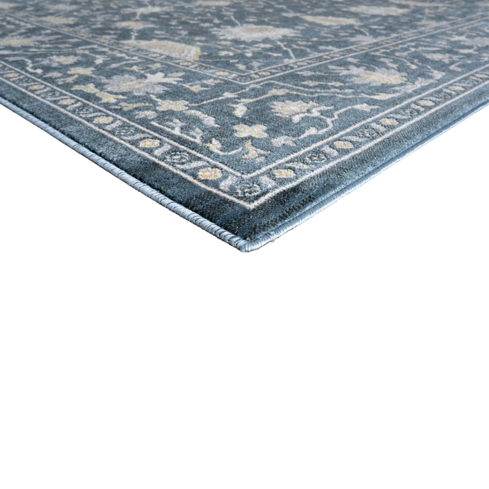 Tapis en polyester recyclé bleu 160 x 230 cm — vue 4