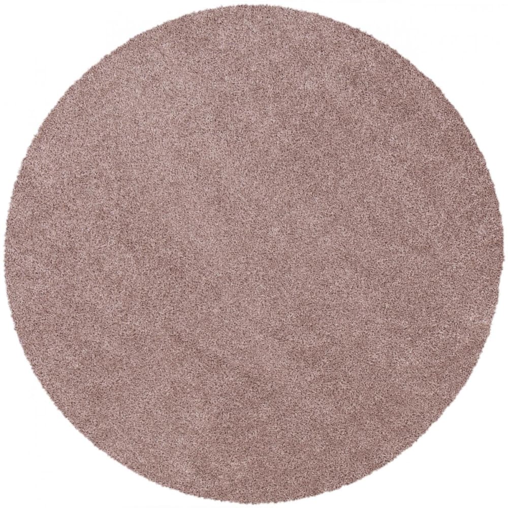 Tapis salon 120x120 rond - rose