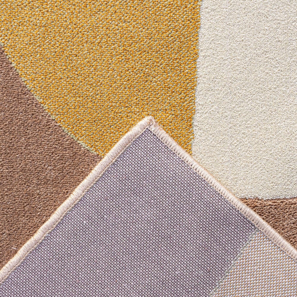 Tapis en polyester recyclé rouille 160 x 230 cm — vue 3