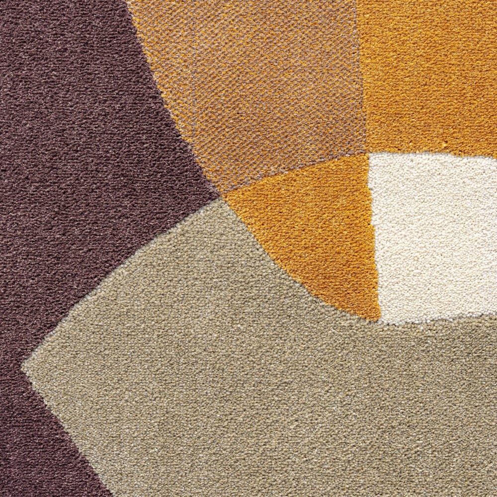 Tapis en polyester recyclé rouille 160 x 230 cm — vue 4